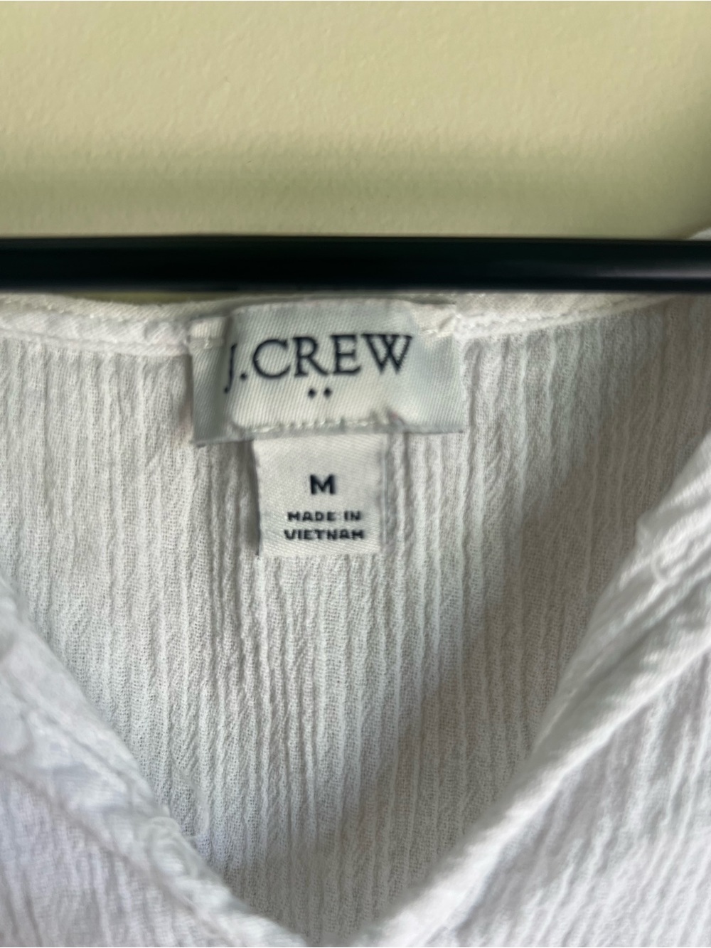 Summer J. Crew Women’s White Fringe Swim Suit Cover Up - Picture 2 of 9